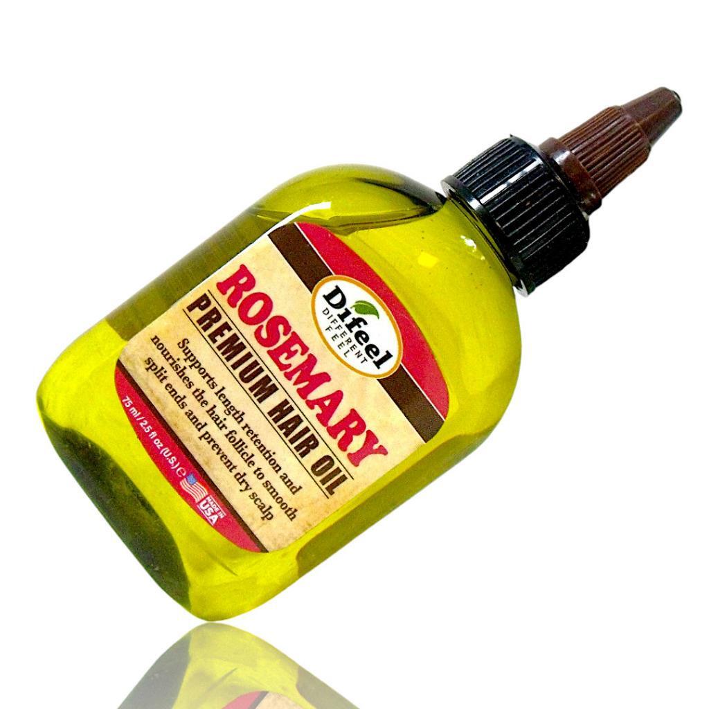 Hair Oil - Rosemary Premium Nourishing Treatment, Alcohol-Free, 2.5oz, Pack of 3