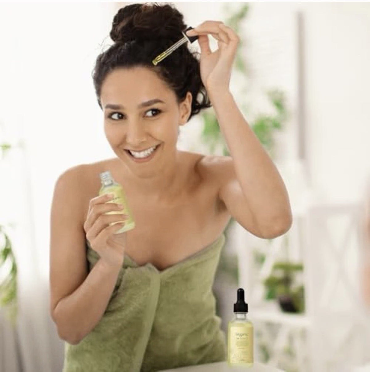 Hair Growth Oil Kit with Dermaroller - 2x30ml Botanical Blend