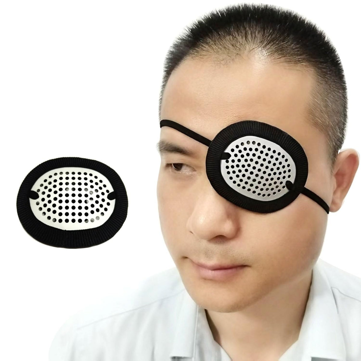 Aluminum Medical Eye Shield for Cataract Surgery - Breathable, Reusable & Adjustable