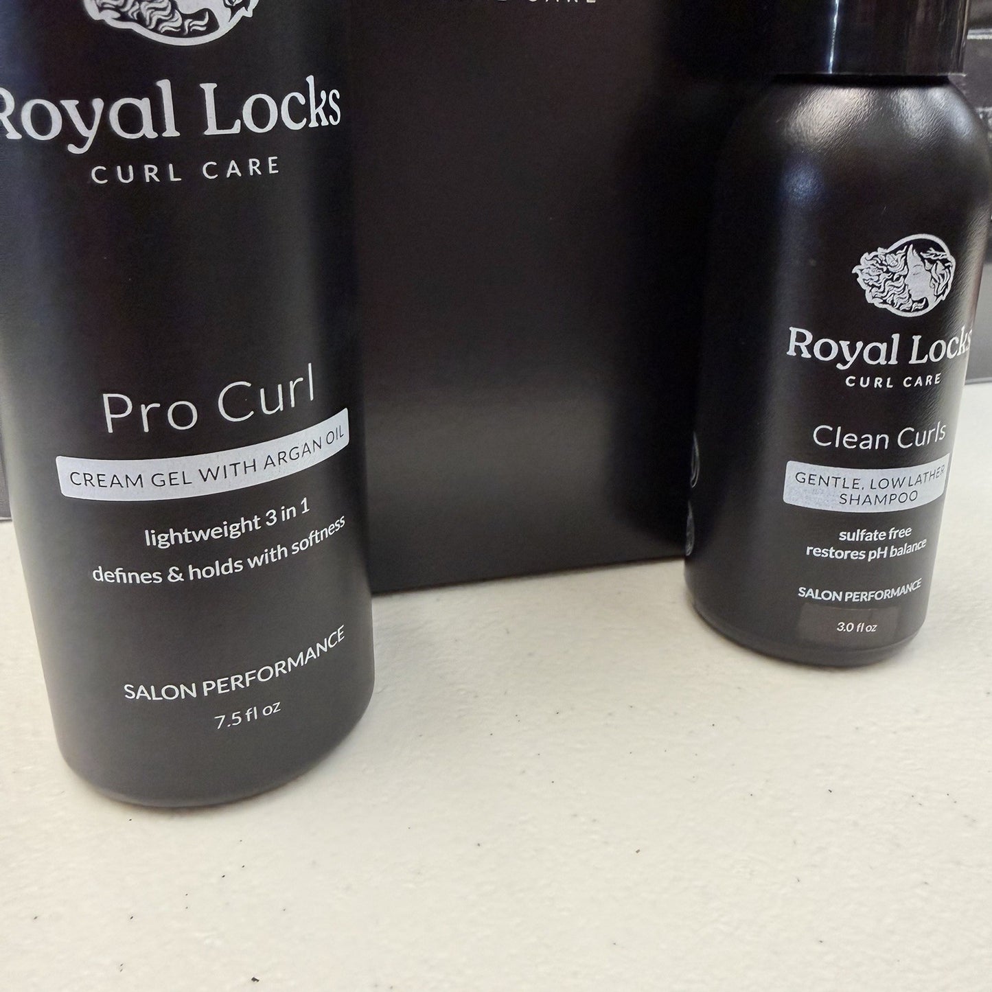 Curl Cream Gel with Argan Oil & Sample Shampoo for Curly Hair - Anti-Frizz