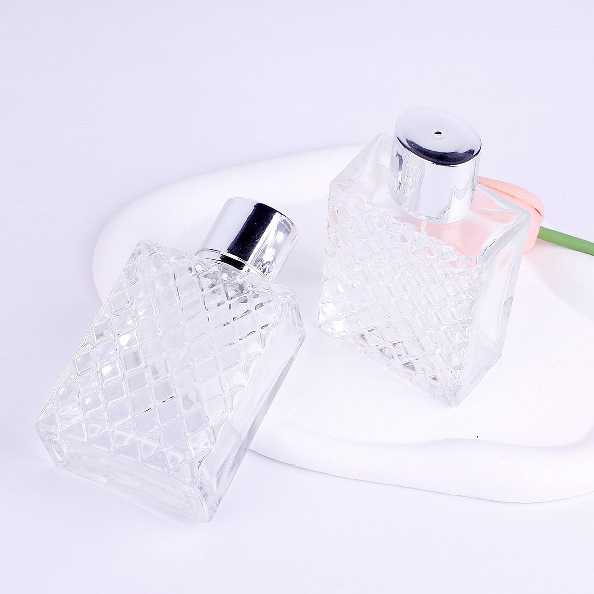 Refillable 100ml Glass Perfume Atomizer Set for Travel & Cologne