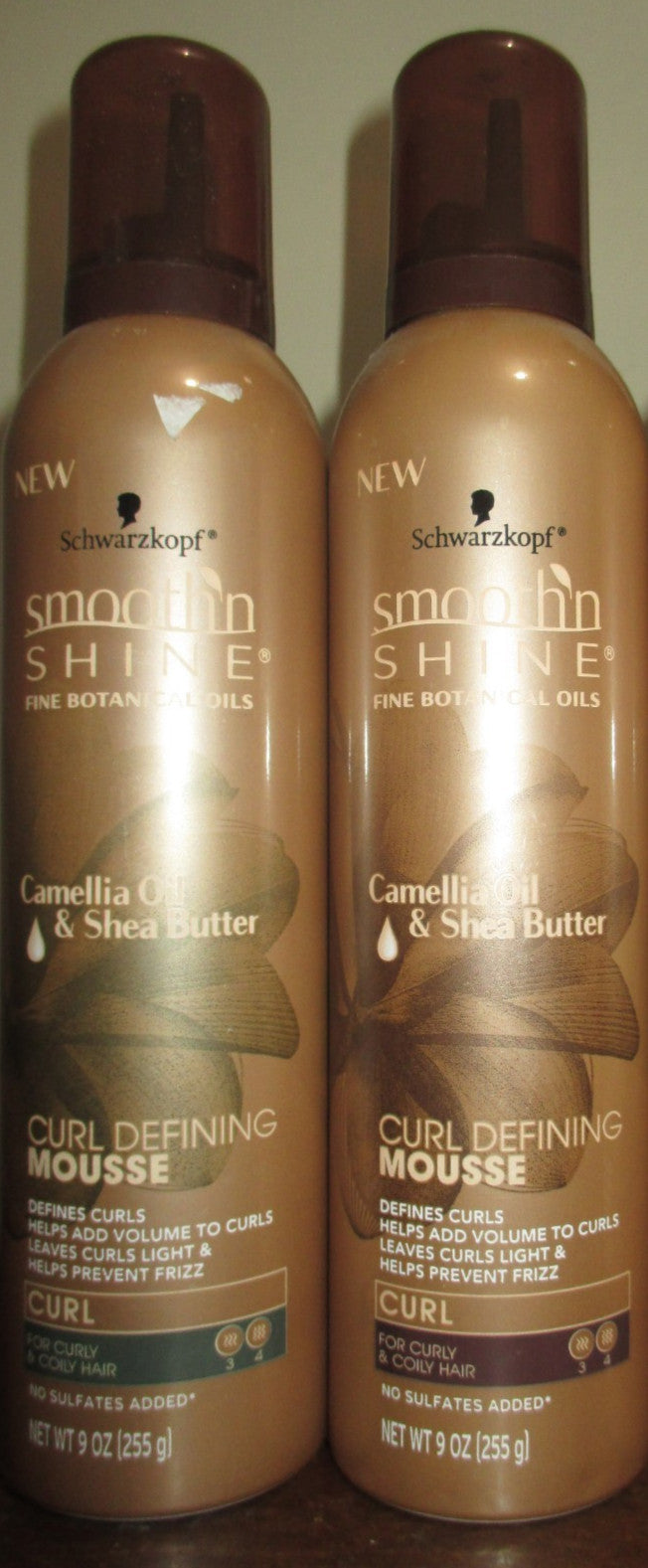 Curl Defining Mousse with Camelia Oil & Shea Butter - 9oz - Smooth 'N Shine