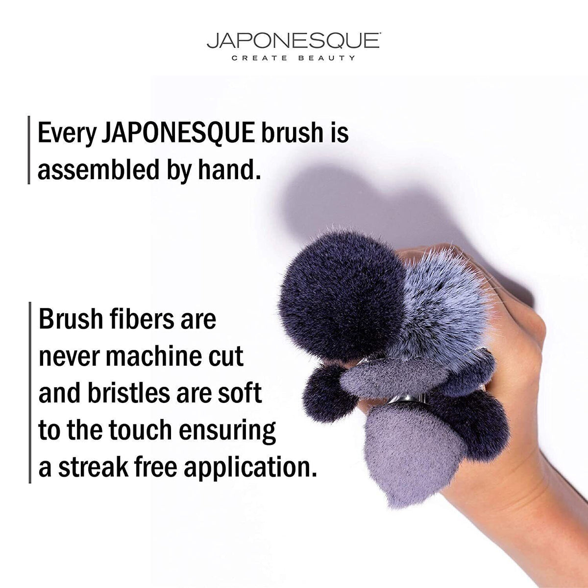 Complexion Brush Duo - Soft Liquid, Powder & Cream Makeup Brushes