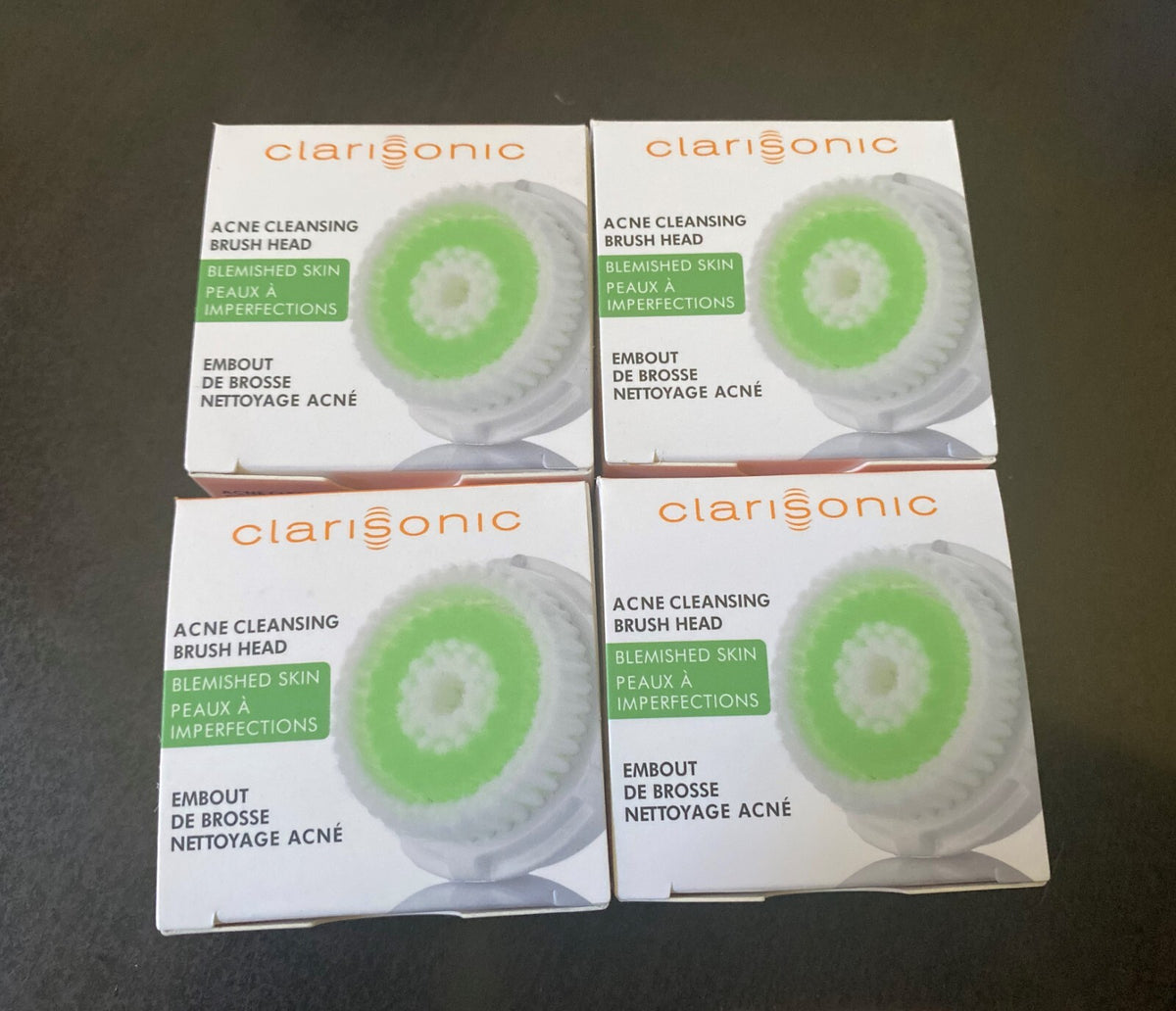 4 Pack Replacement Acne Brush Heads for Clarisonic Cleansing System