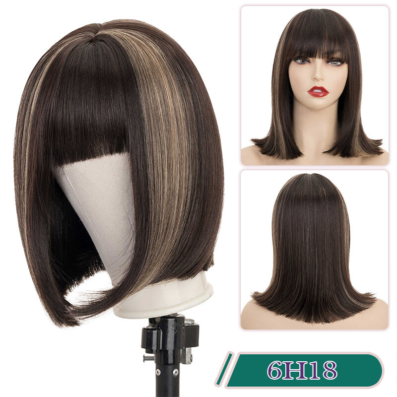 Long Ombre Wigs - Heat Resistant Synthetic Hair, Thick Full Wigs