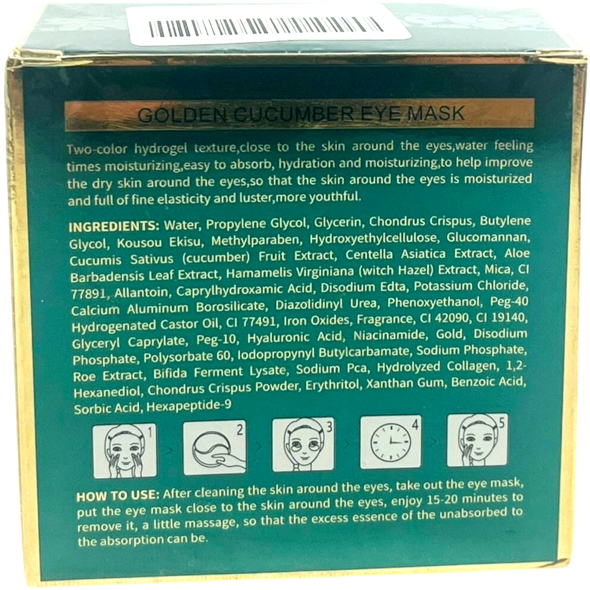 Under Eye Patches with Collagen - 30 Pairs Two-Toned Eye Mask for Dark Circles & Puffiness