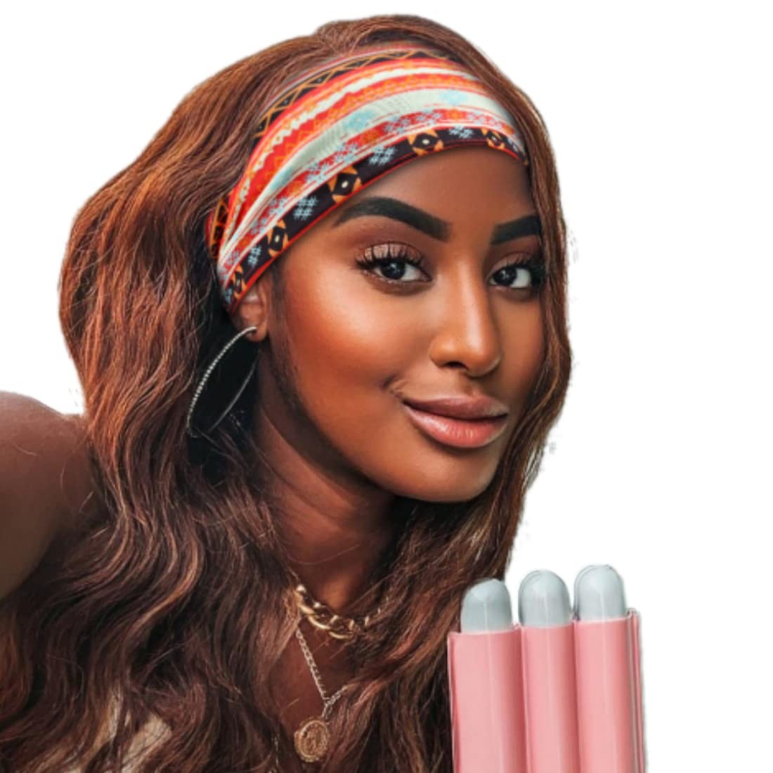 Women's Wide Boho Knotted 1 Count (Pack of 8), No13(boho colors 8 pcs)