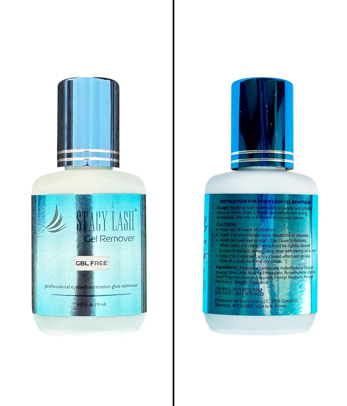 Lash Extension Remover Gel for Eyelash Extensions - 15ml Aquamarine