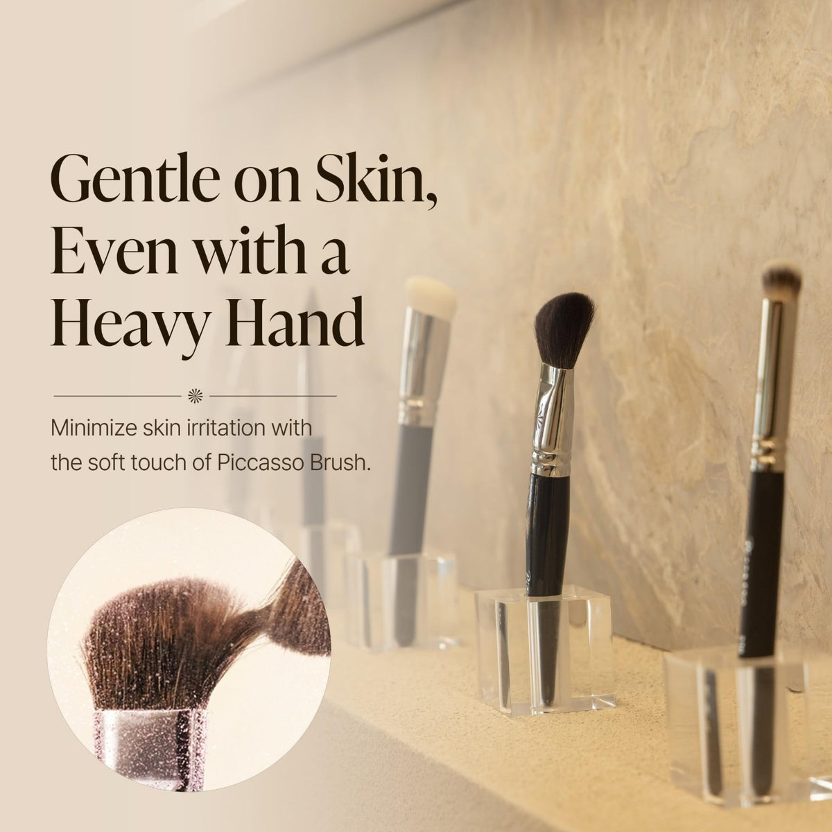 Flat Foundation Brush for Liquid & Cream Makeup - Blending & Smoother Finish