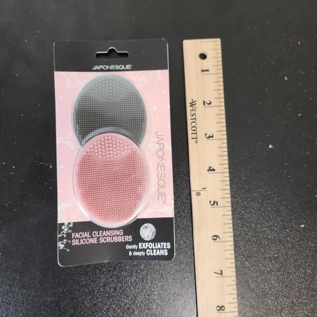 Japonesque Facial Cleansing Silicone Scrubbers Exfoliater BOX DMG