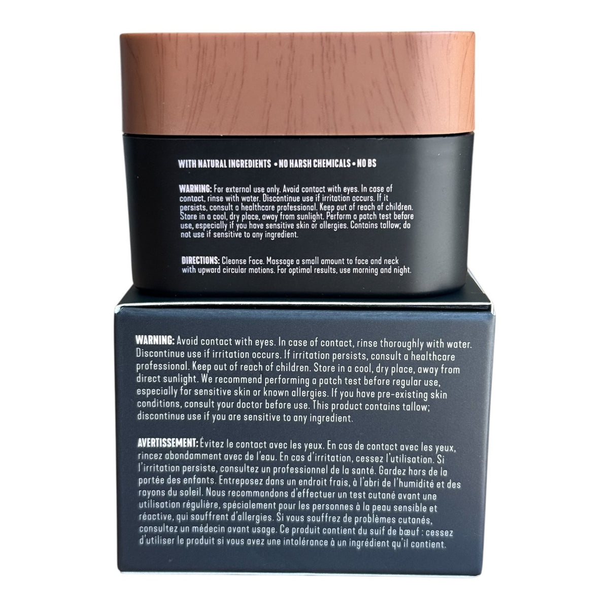 Men's Beef Tallow Face Balm 2x50g