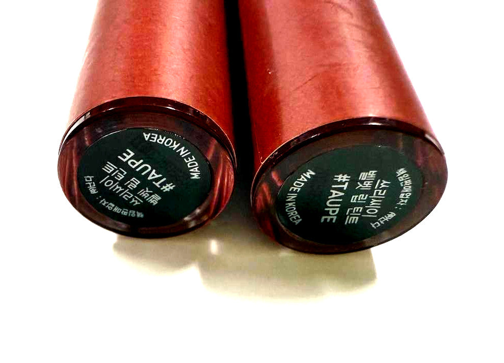 3CE Velvet Lip Tint Taupe Pack of 2 - Long Lasting Matte Lip Stains