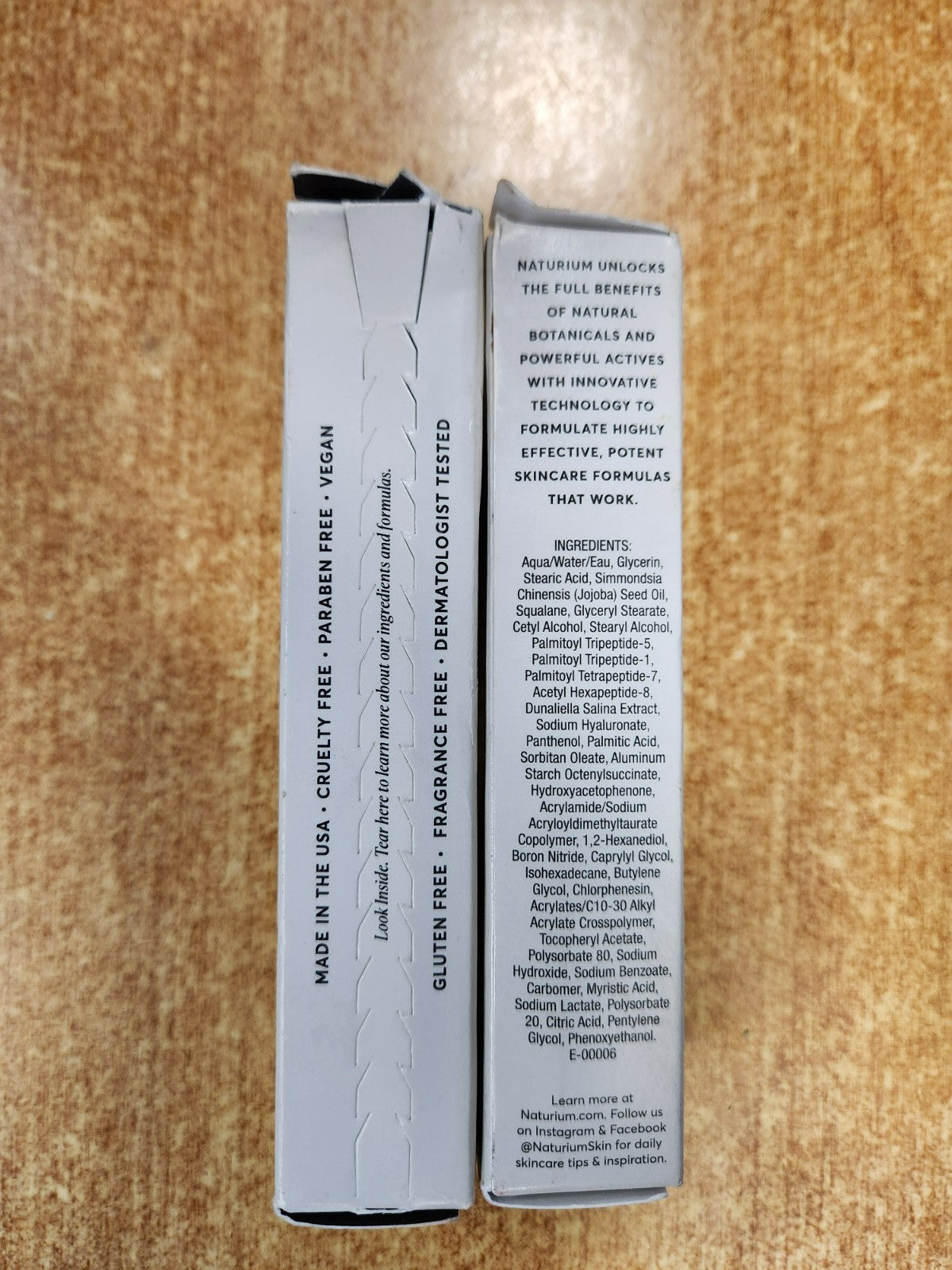 Multi-Peptide Eye Cream Set - Hydrating Anti-Aging Brightening 0.5 oz Each
