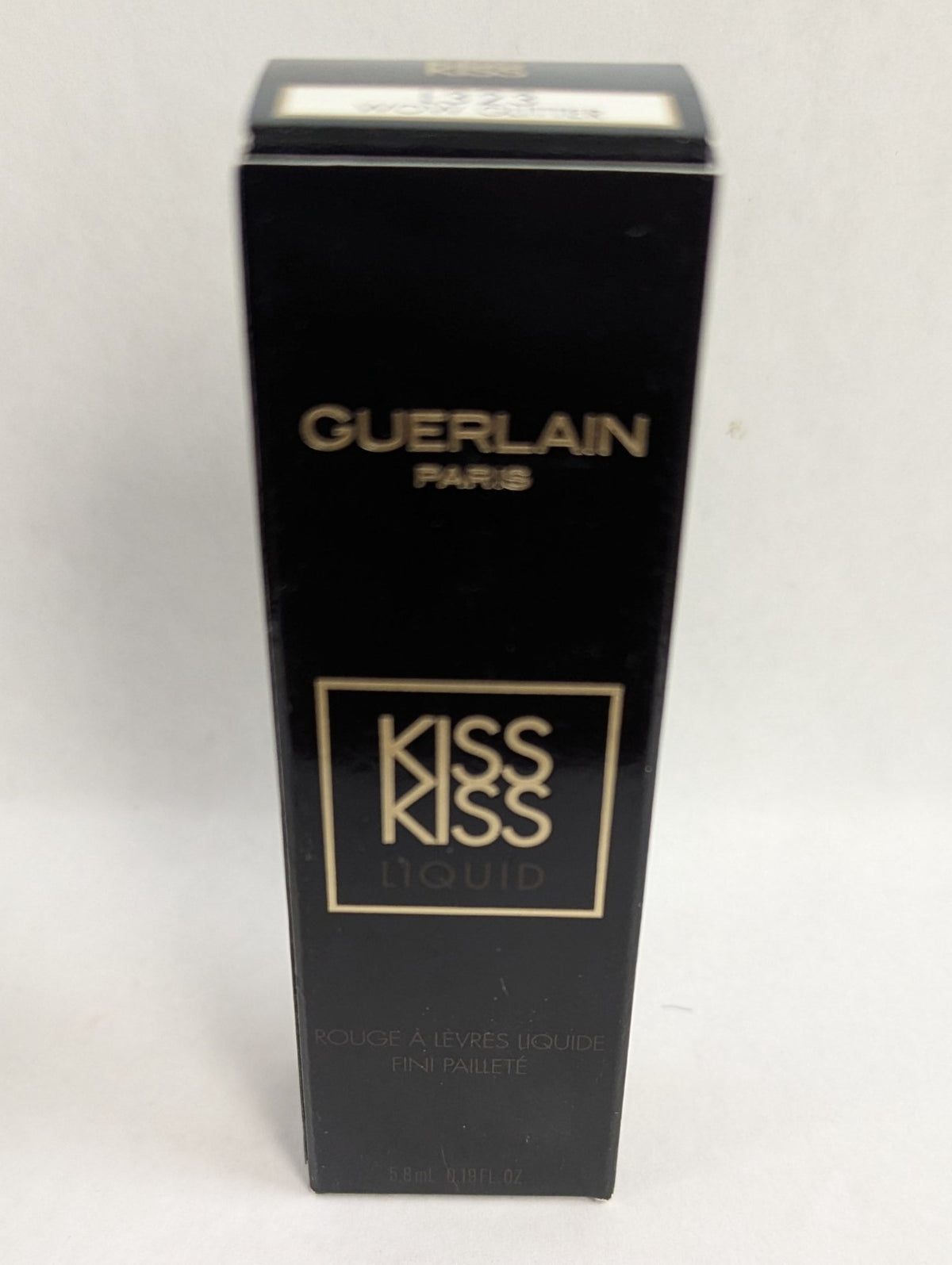 Guerlain Kiss Kiss Liquid Lipstick Set - Glitter Finish, 0.19 fl oz, L323 WOW