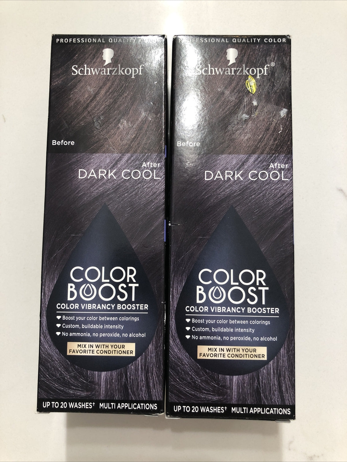 Schwarzkopf Color Boost Vibrancy Booster - Dark Blue Cool, 2-Pack