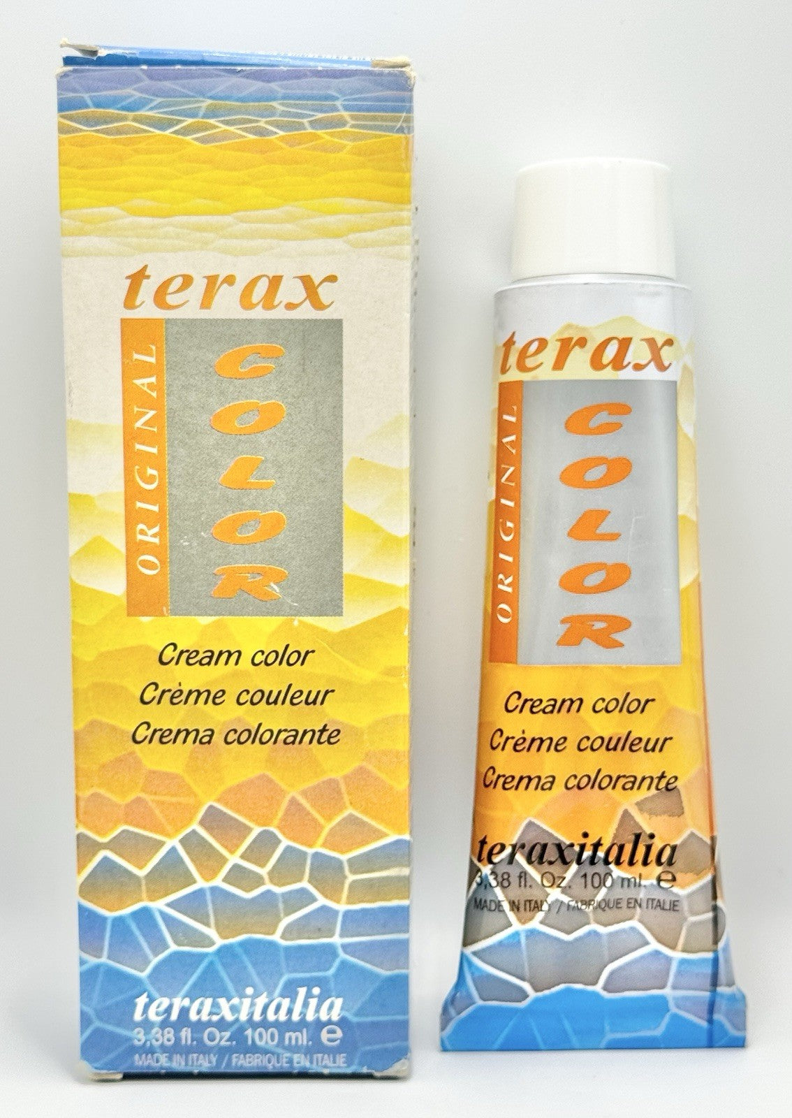Terax Cream Hair Color 6.43 Copper Golden Dark Blond 3.38oz