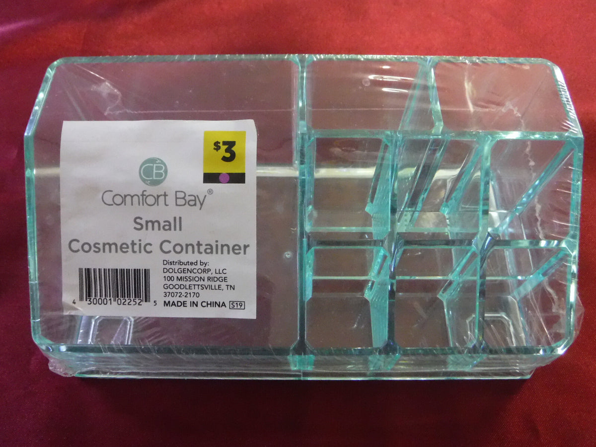 9 Slot Plastic Desk Organizer for Cosmetics and Makeup Storage