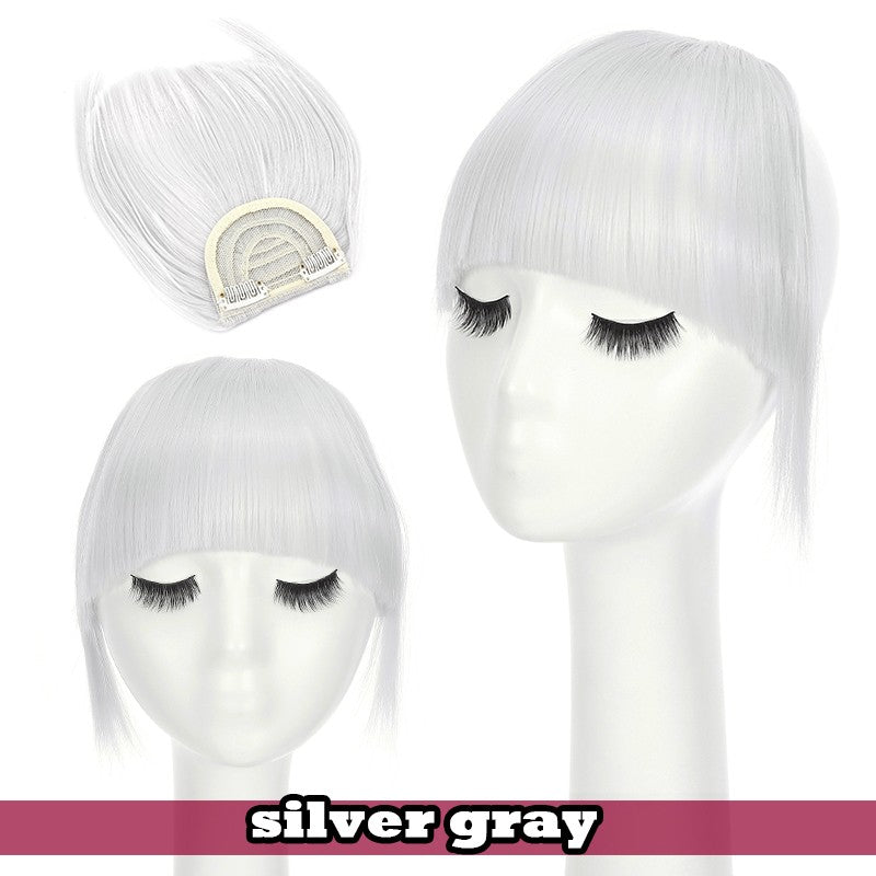 Women Braid Headband Topper with Bangs - Instant Hair Fringes & Hairbands
