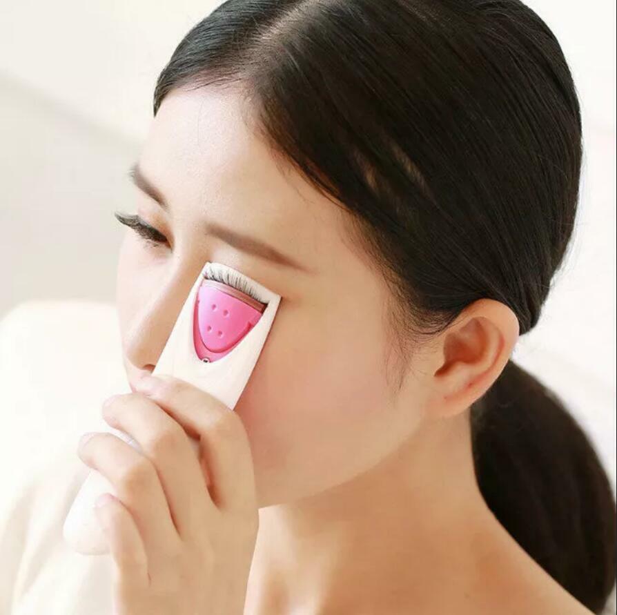 Heated Eyelash Curler for Women - Rechargeable Lash Lift Makeup Tool