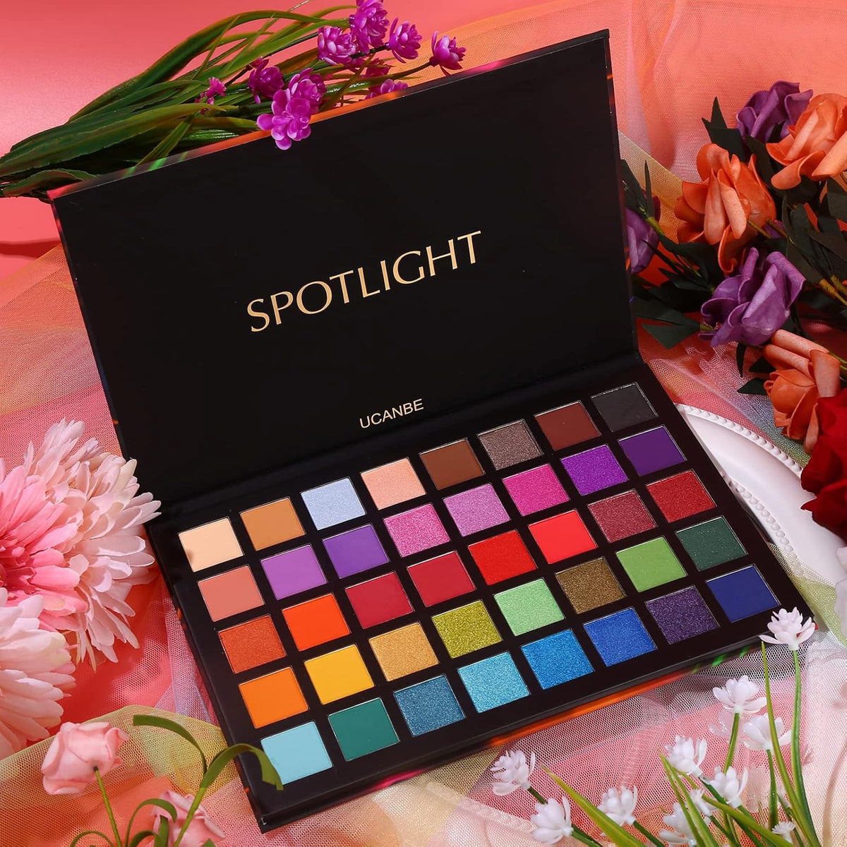 40-Color Eyeshadow Palette Matte & Shimmer Eye Makeup Set