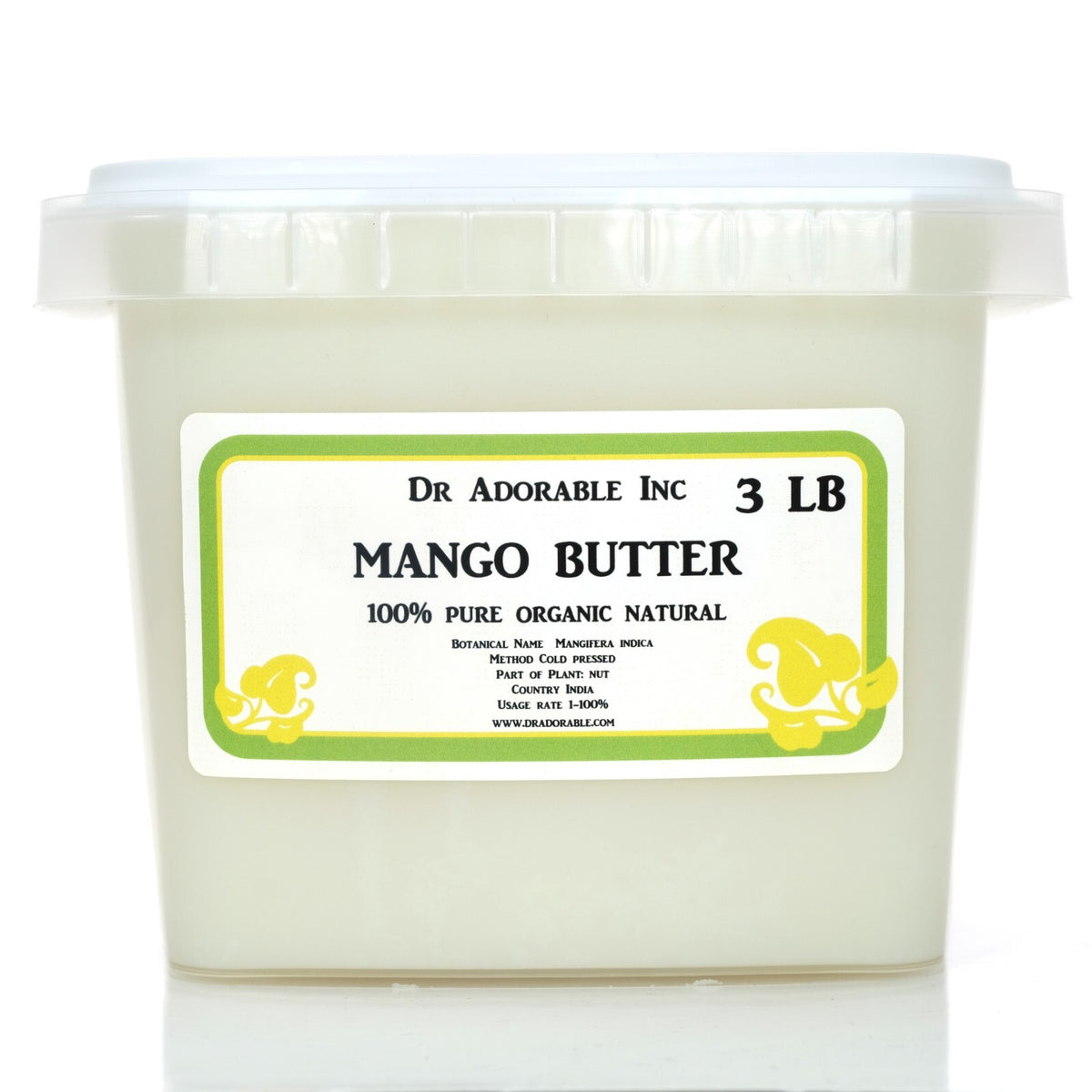 Organic Mango Butter - Cold Pressed Pure