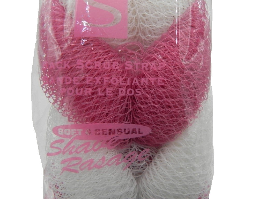 Avon Skin So Soft Bath / Shower Sponge Body Scrub Mesh With Strap,