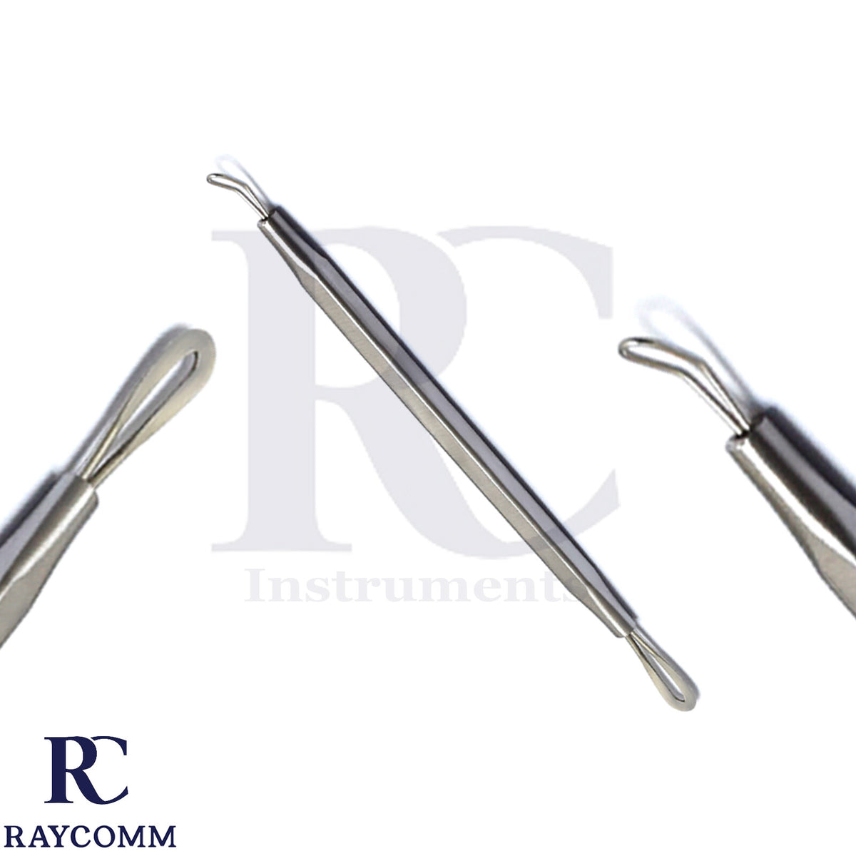 Comedone Extractor Blackhead Remover Set of 6 for Acne & Blemish Removal