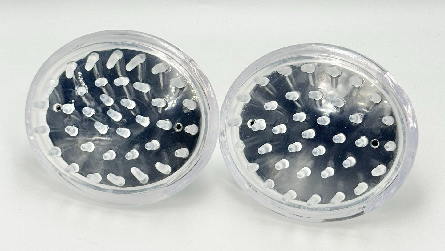 Hair Scalp Scrubber & Head Massager Brush Set - Stress Relief & Relaxation