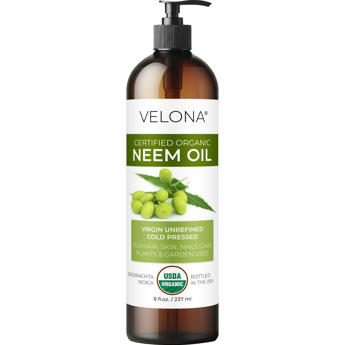 Organic Neem Oil - 8 fl oz Cold Pressed