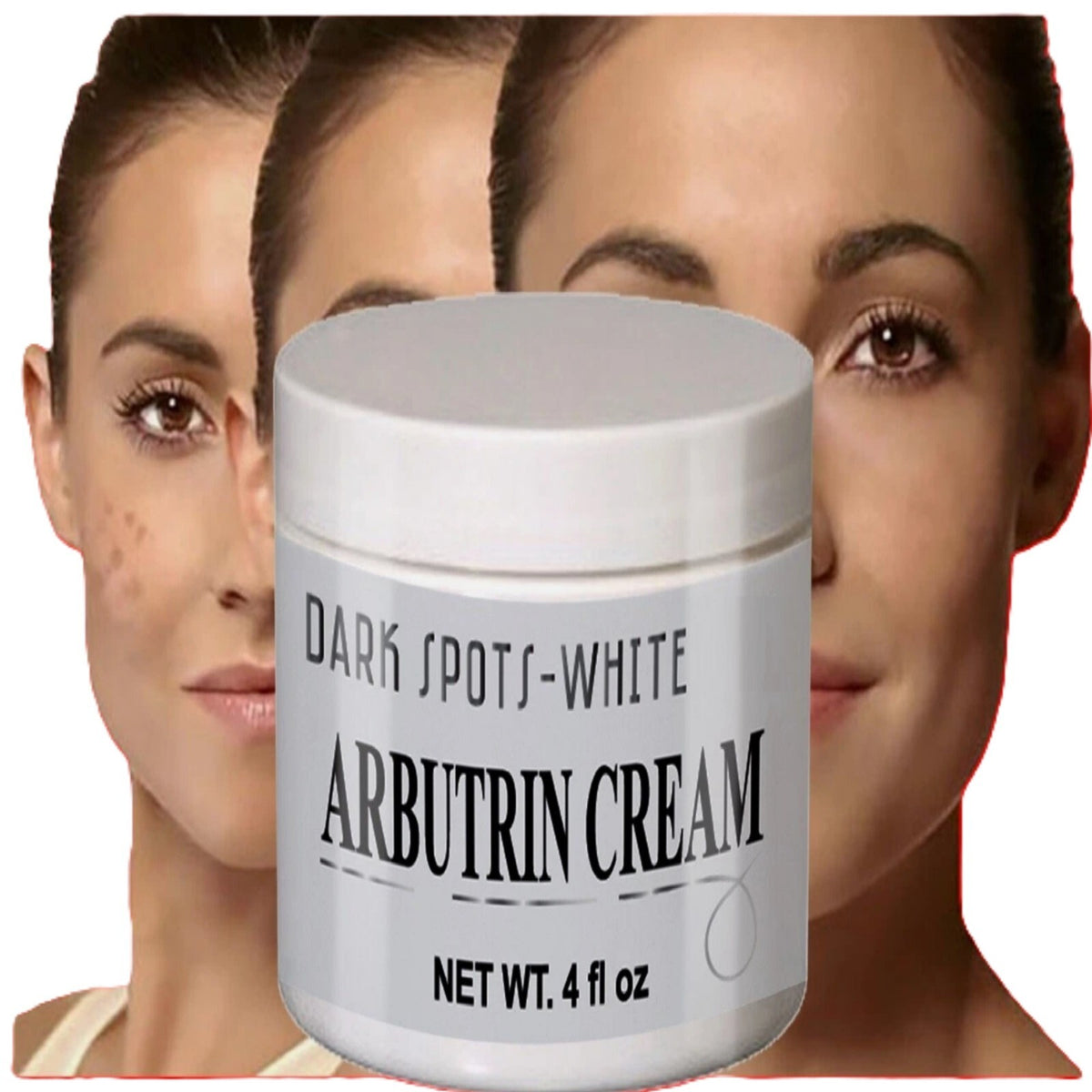 Facial Cream with Arbutin 4 oz - Nourishing Daily Moisturizer with Aloe & Silk
