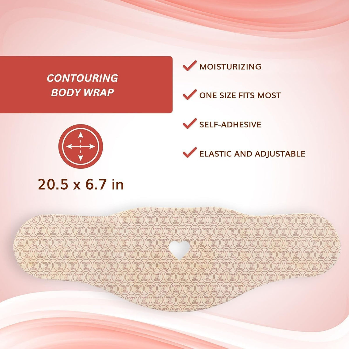 Body Sculpting Wrap Patch - Belly, Arms, Legs (5 Patches)