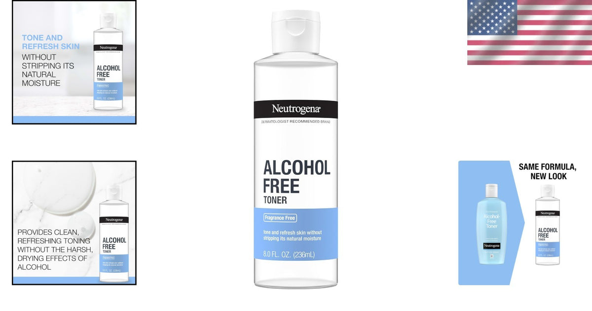 Alcohol-Free Facial Toner for Sensitive Skin - 8 fl oz Hypoallergenic