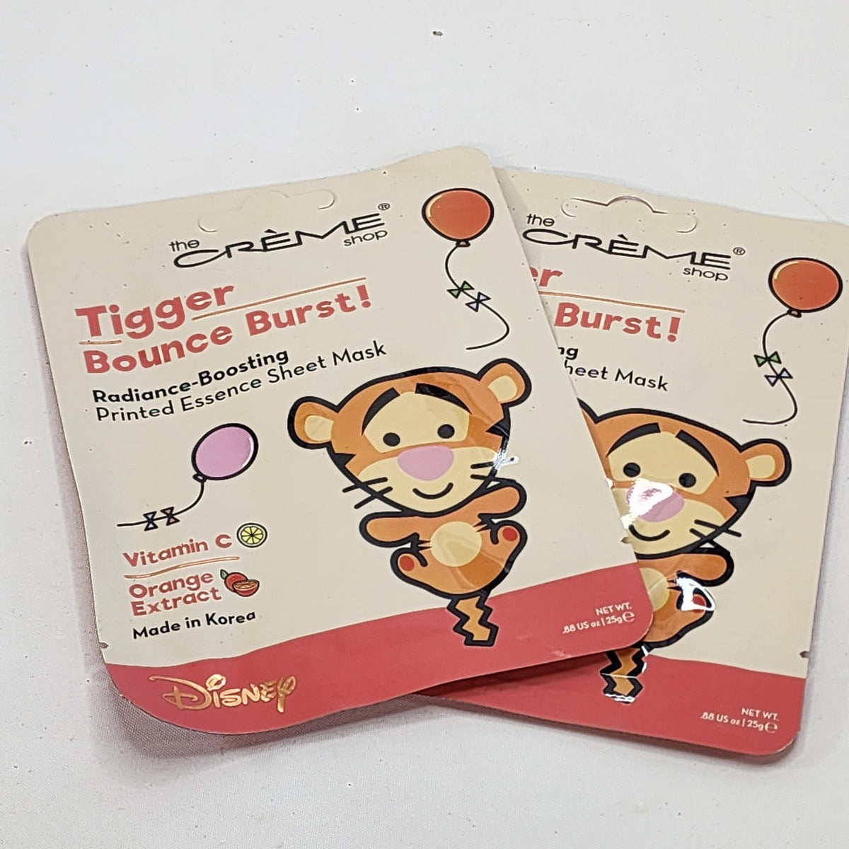 Tigger Bounce Burst Face Mask Set of 2