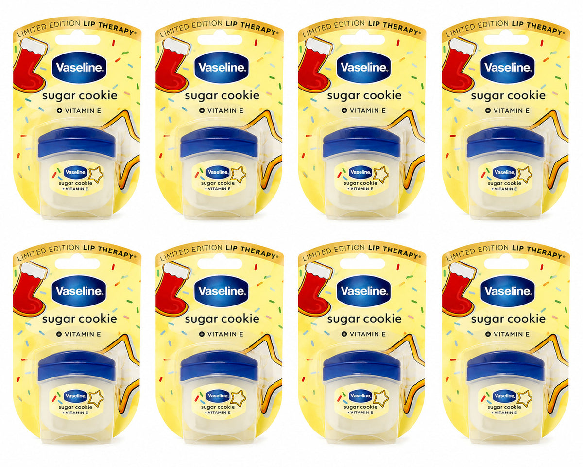 Vaseline Lip Therapy Sugar Cookie Lip Balm Set - Vitamin E Limited Edition