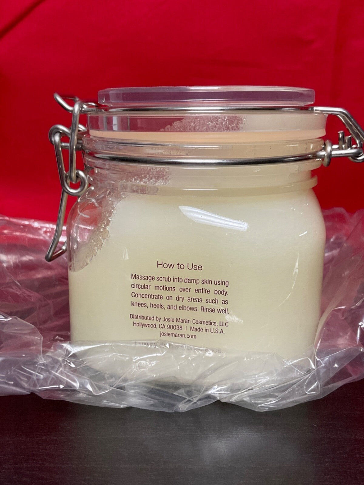 Josie Maran Argan Sugar Balm Body Scrub Choose Scent 300ml./10oz.