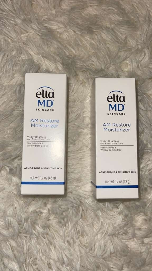 EltaMD AM Restore Moisturizer 1.7 oz (2 Pack) Acne-Prone Sensitive