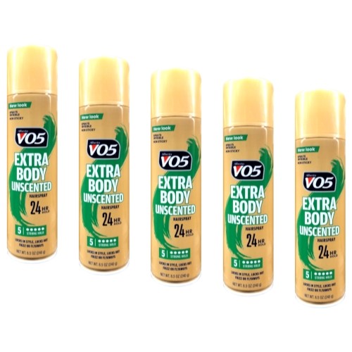 Unscented Hair Spray 14 Hour Hold - Crystal Clear, 8.5 Oz, 5 Pack