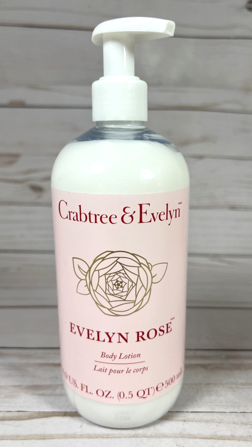 Crabtree & Evelyn Rose Lotion 16.9oz (2 Pack)
