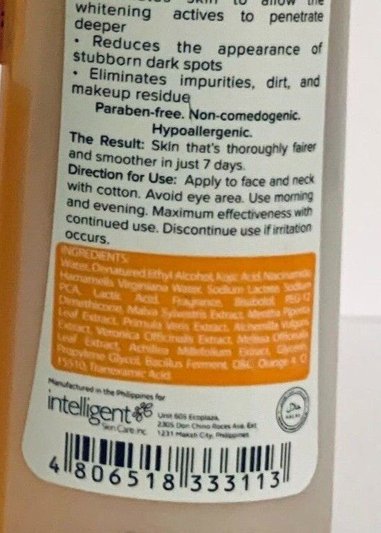 Whitening Facial Cleanser with Kojic Acid & Tranexamic Acid for Face & Neck - Belo