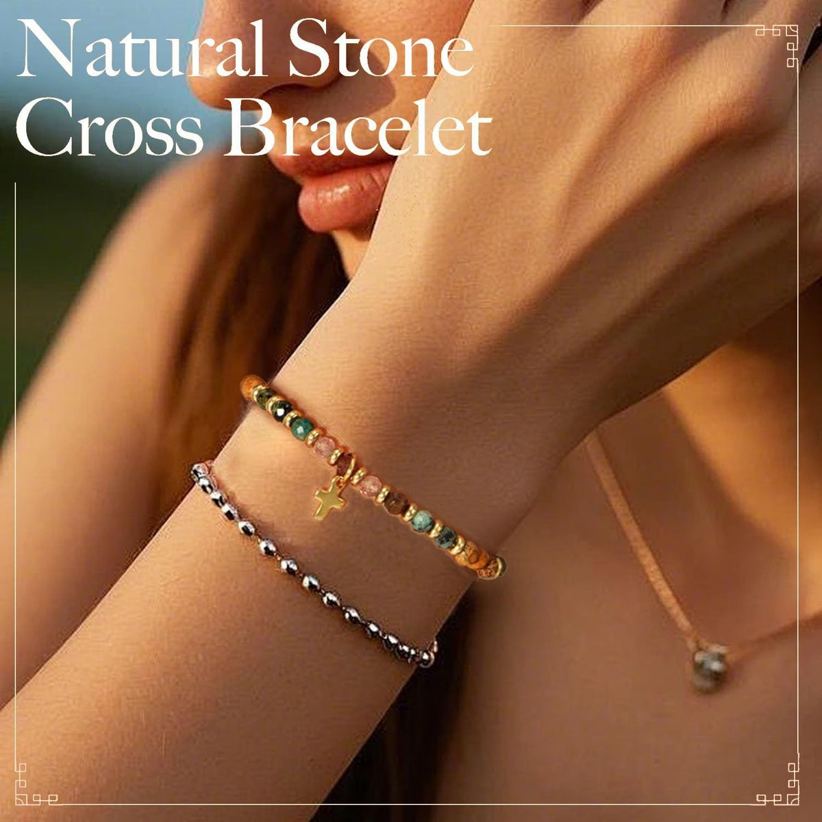 Christian Cross Bracelet for Women - Inspirational Healing Jewelry Gift