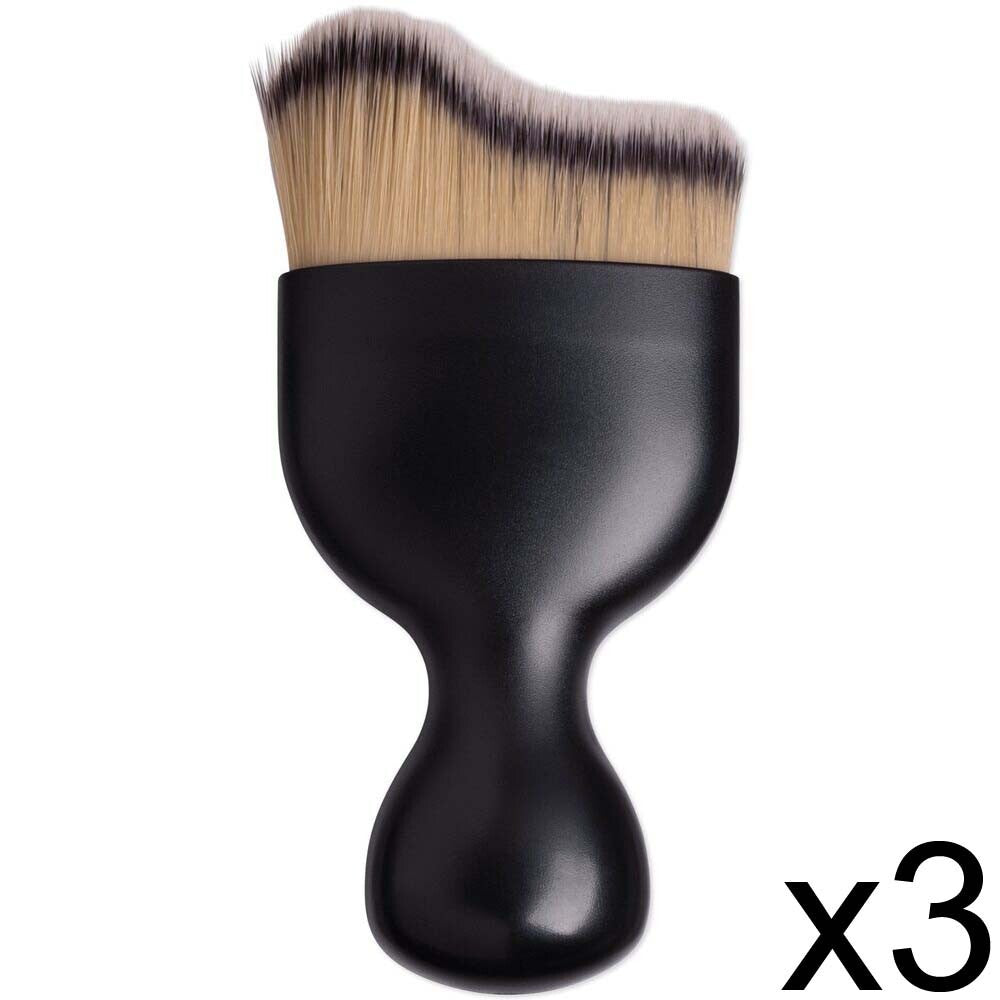 Contour Kabuki Makeup Brush Set - 3 Pack for Contouring & Highlighting