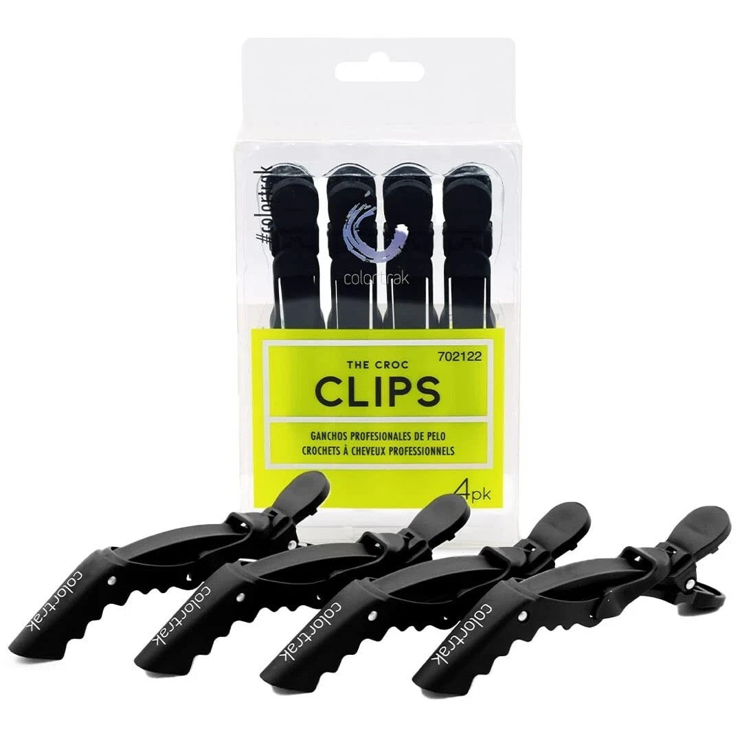 Colortrak The Croc Clips Black 4 Pack