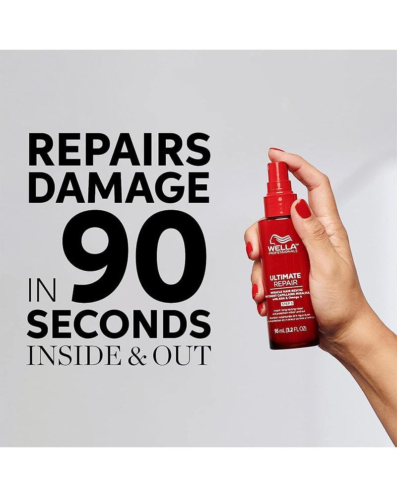 Wella Ultimate Repair Miracle Hair Rescue Spray 3.2 oz - Damage Repair & Shine