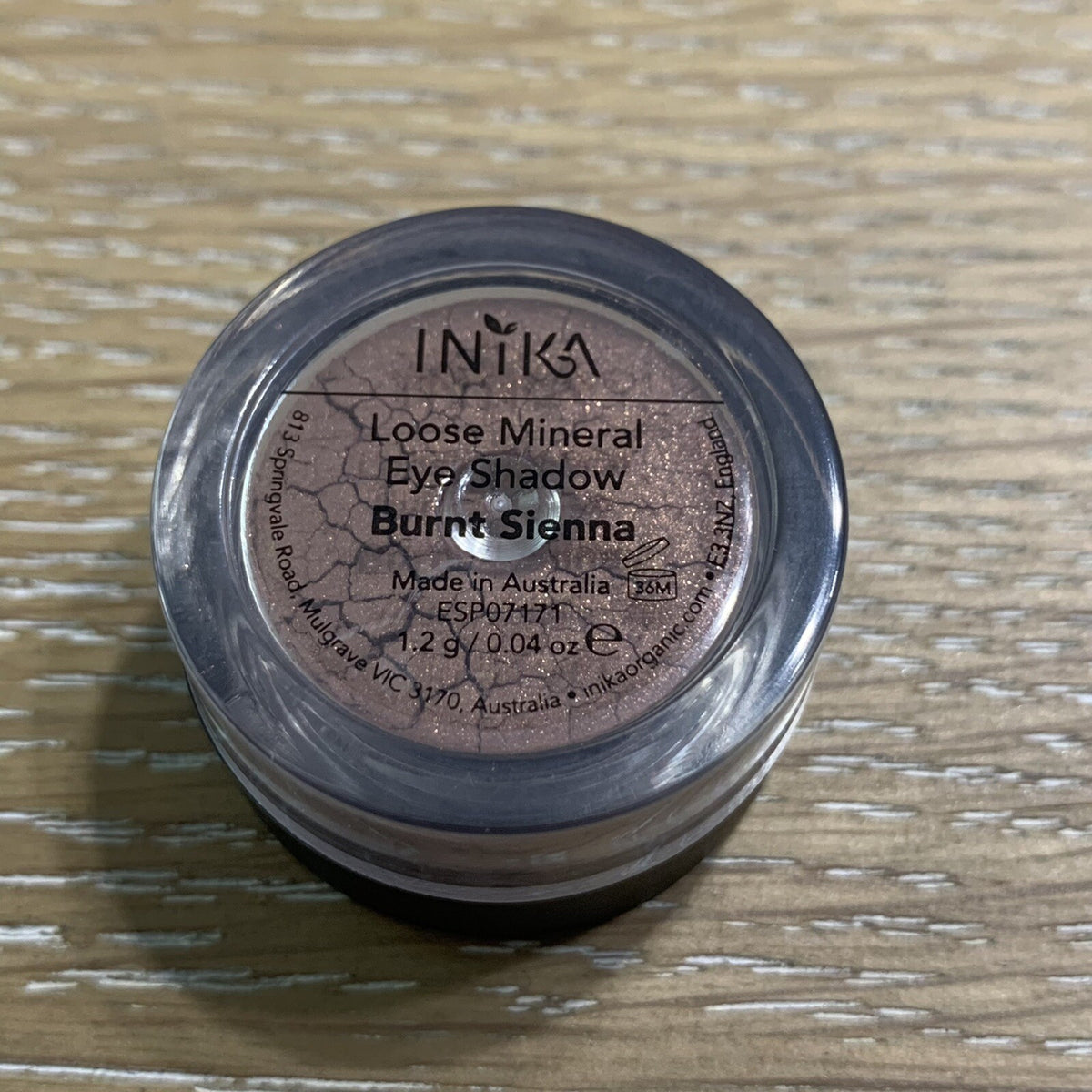 Loose Mineral Eye Shadow Burnt Sienna 1.2g Natural Eyeshadow - New & Sealed
