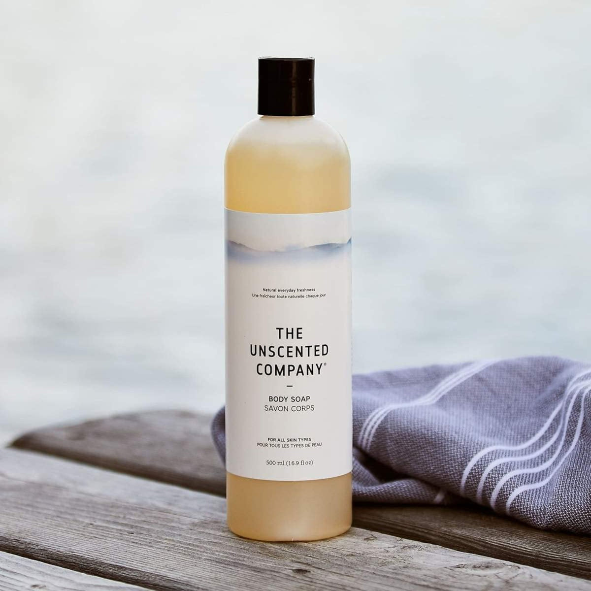 The Unscented Company, Body Soap, For All Skin Types, 16.9 Ounces
