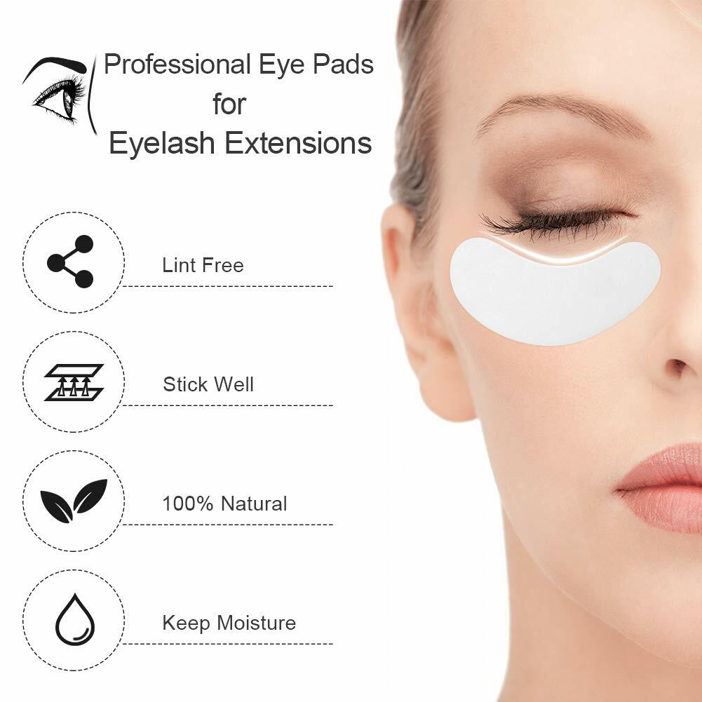 Lint Free Under Eye Gel Patches for Eyelash Extensions - 50/100/400 Pairs