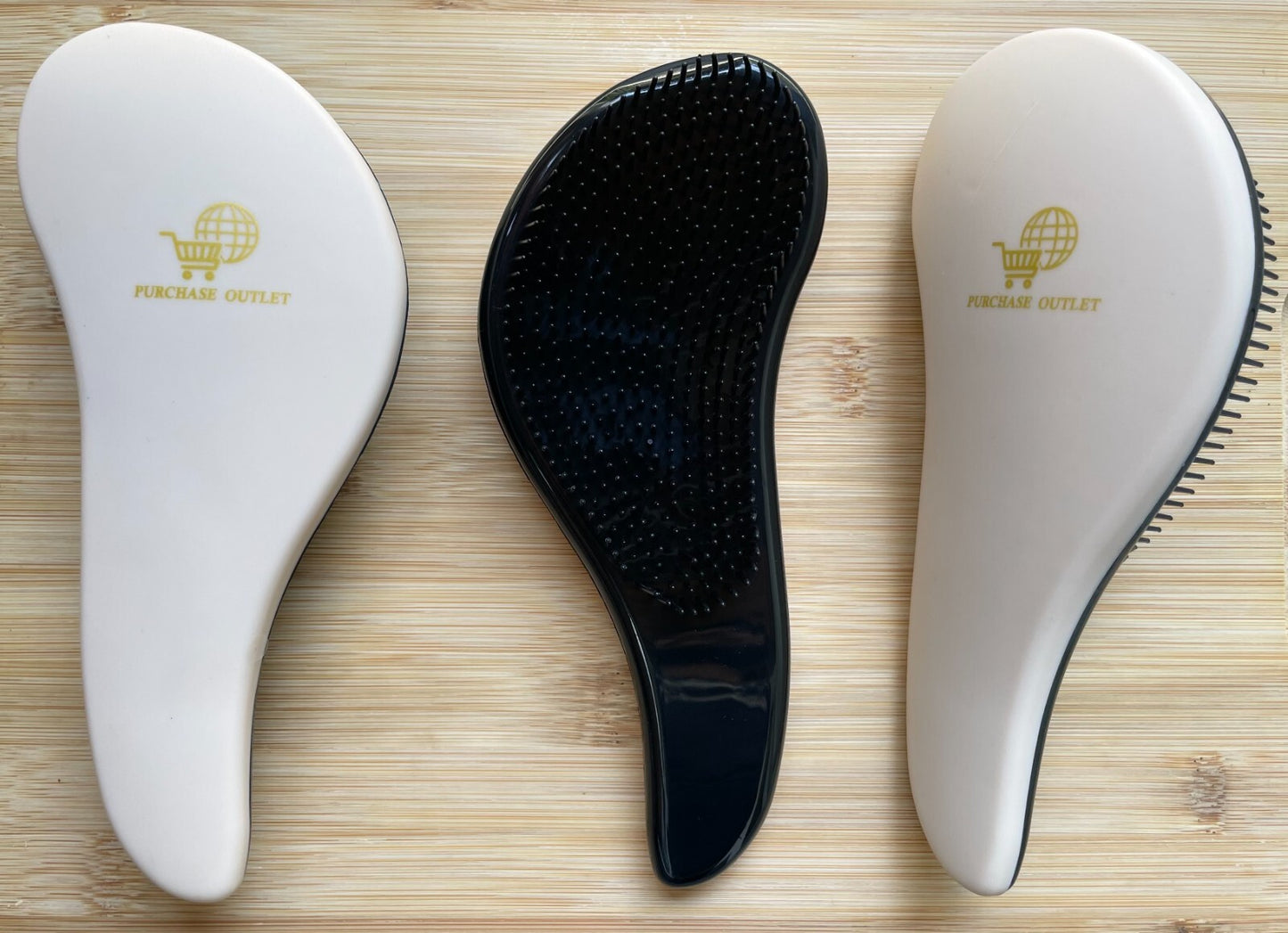 Detangling Hair Brush Comb for Adults and Kids - Matte Finish, Waterproof