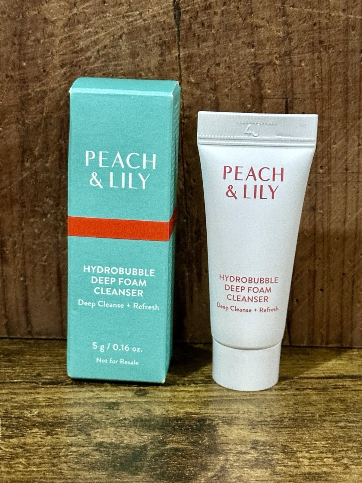 Peach & Lily Hydrobubble Deep Foam Facial Cleanser Deluxe Sample 0.16 oz