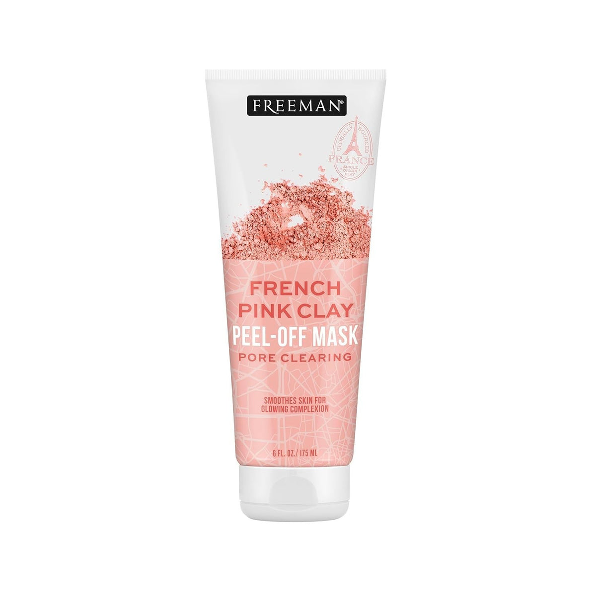 Pink Clay Facial Mask for Pore Cleansing & Detox - 175ml