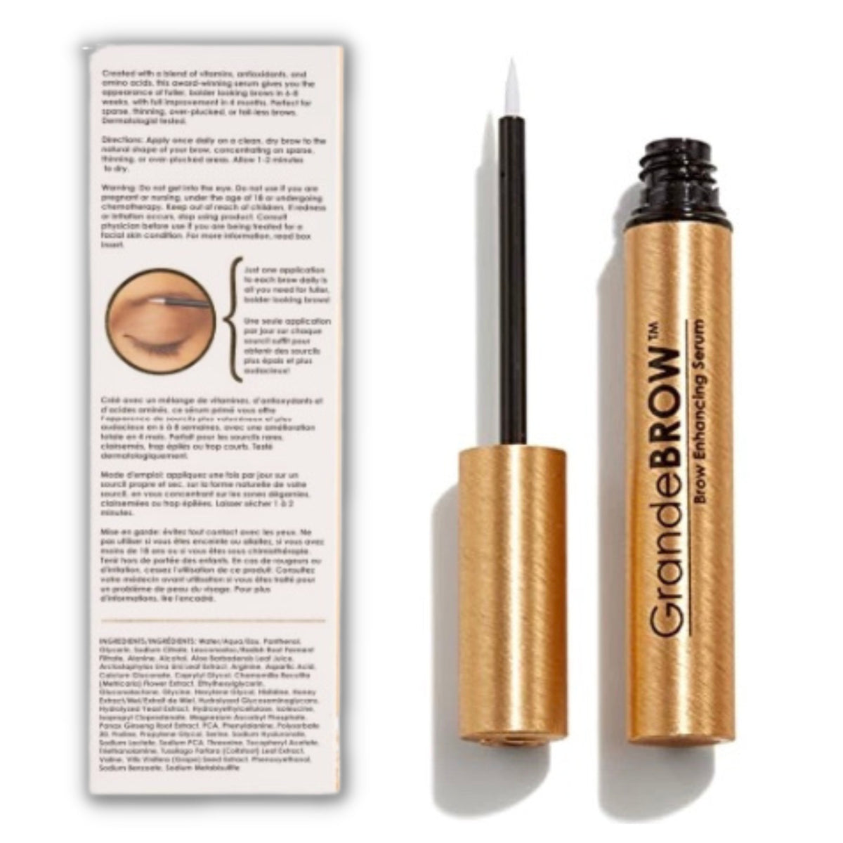 Eyebrow Enhancing Serum for Fuller Thicker Brows - 0.1oz (3ml) 4-Month Supply